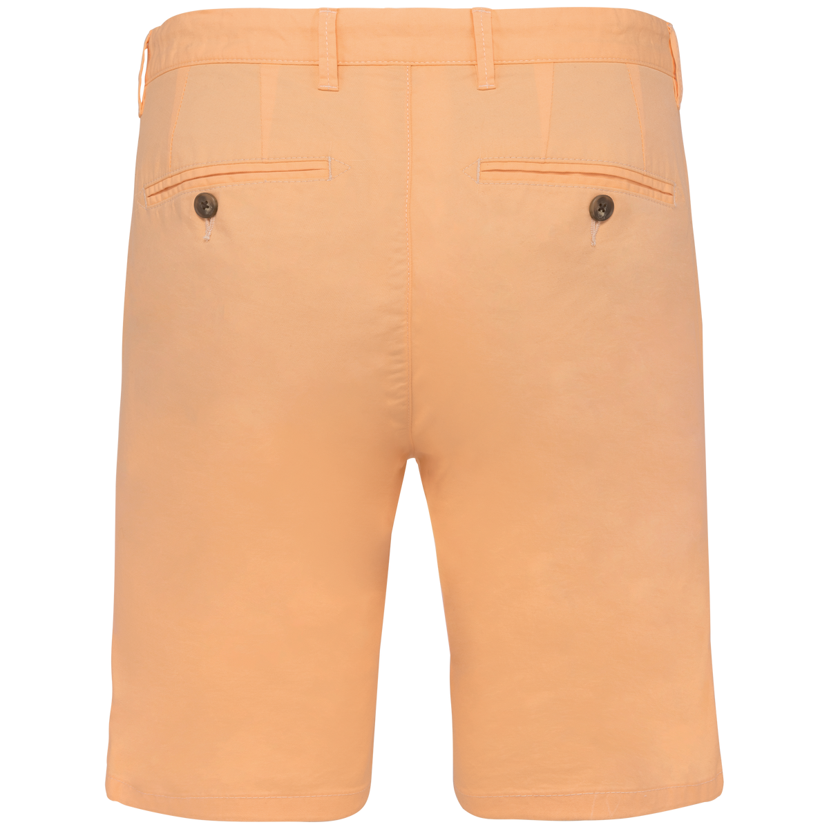 NS738 - Bermuda chino ecorresponsable hombre - Pastel Apricot - trasera