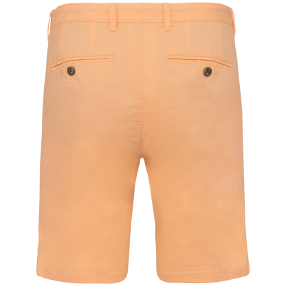NS738 - Bermuda chino ecorresponsable hombre - Pastel Apricot - trasera