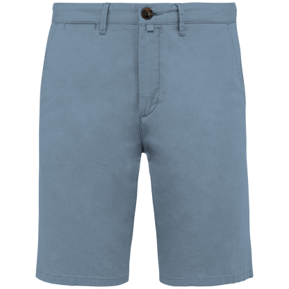 NS738 - Bermuda chino ecorresponsable hombre - Cool Blue - frontal