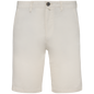 NS738 - Bermuda chino ecorresponsable hombre - Ivory - frontal
