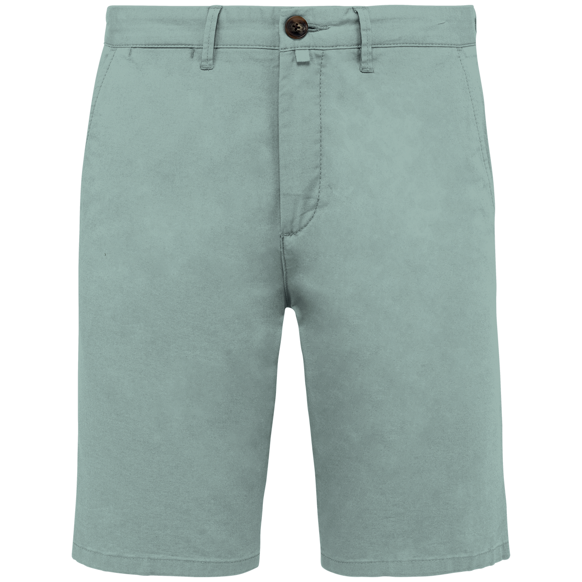 NS738 - Bermuda chino ecorresponsable hombre - Jade Green - frontal