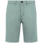 NS738 - Bermuda chino ecorresponsable hombre - Jade Green - frontal