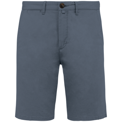 NS738 - Bermuda chino ecorresponsable hombre - Mineral Grey - frontal
