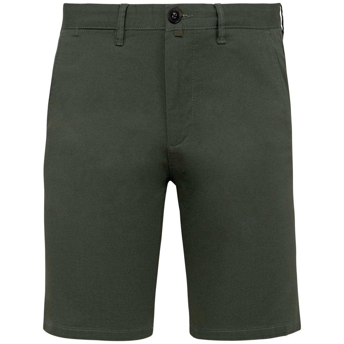 NS738 - Bermuda chino ecorresponsable hombre - Organic Khaki - frontal