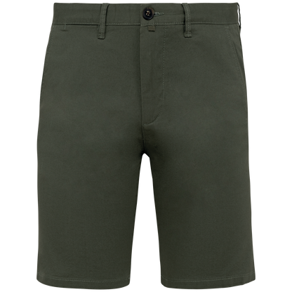 NS738 - Bermuda chino ecorresponsable hombre - Organic Khaki - frontal