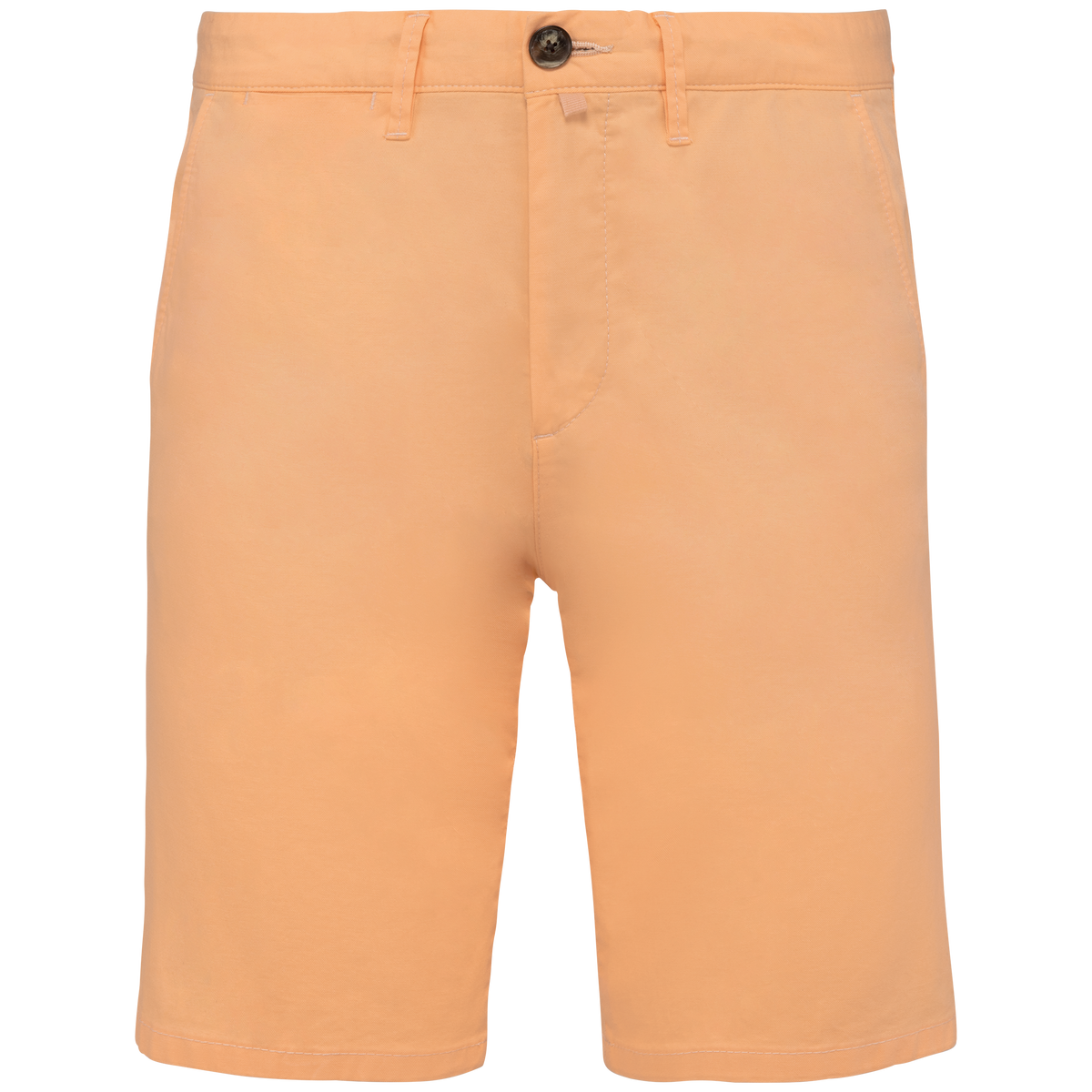 NS738 - Bermuda chino ecorresponsable hombre - Pastel Apricot - frontal