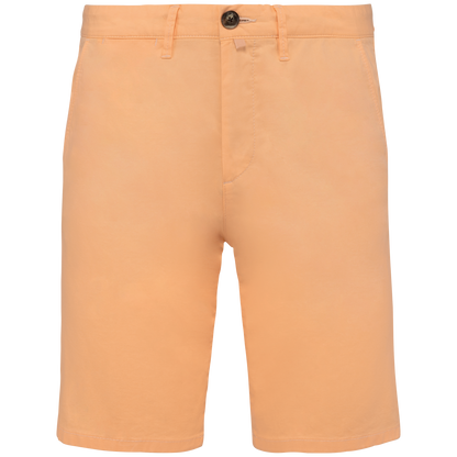 NS738 - Bermuda chino ecorresponsable hombre - Pastel Apricot - frontal