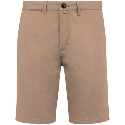NS738 - Bermuda chino ecorresponsable hombre - Wet Sand - frontal