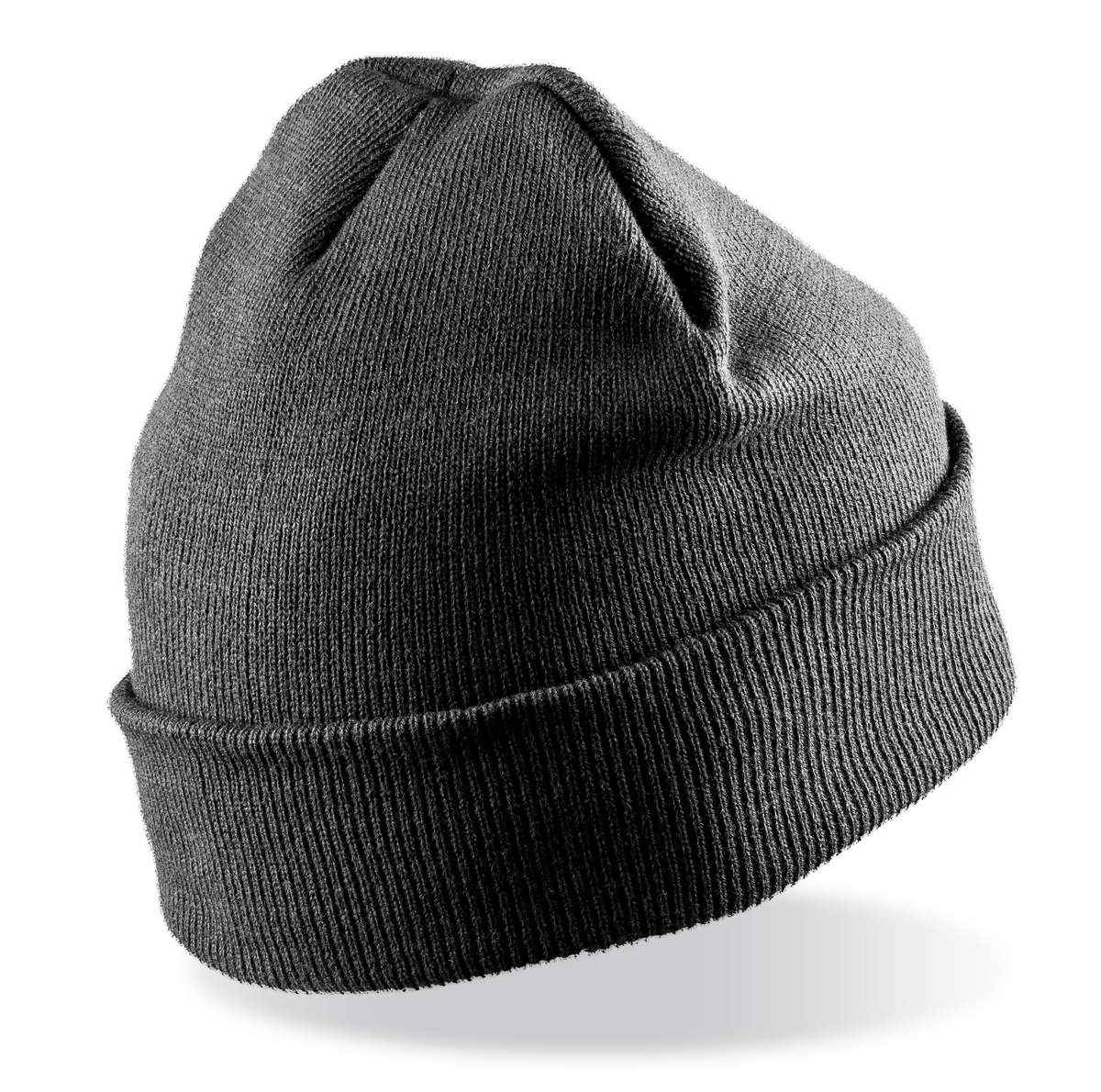 RC027 - Gorro de doble punto para estampar - Grey - trasera