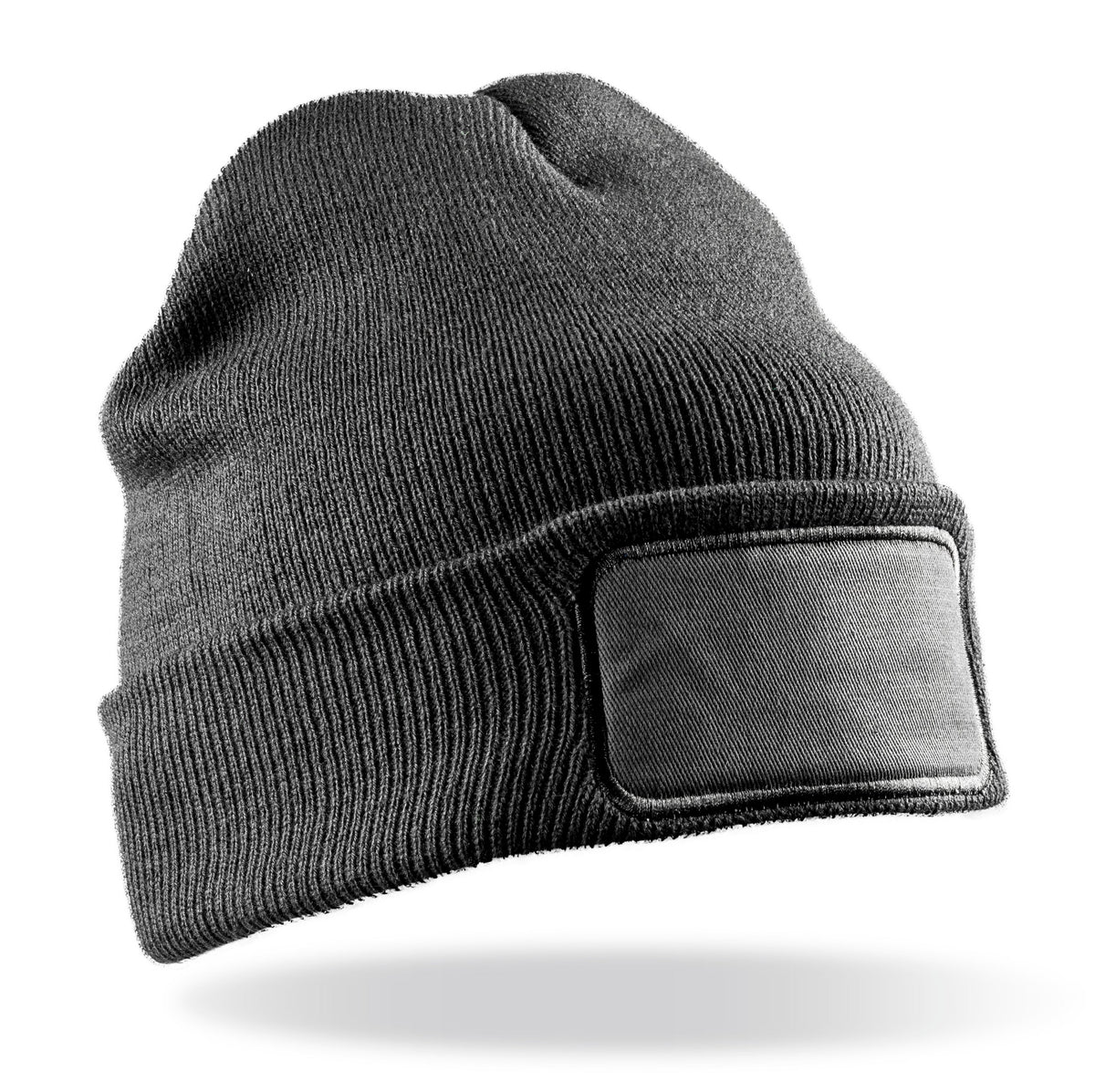 RC027 - Gorro de doble punto para estampar - Grey - frontal