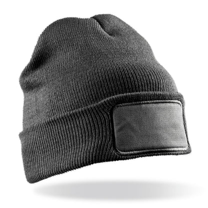 RC027 - Gorro de doble punto para estampar - Grey - frontal