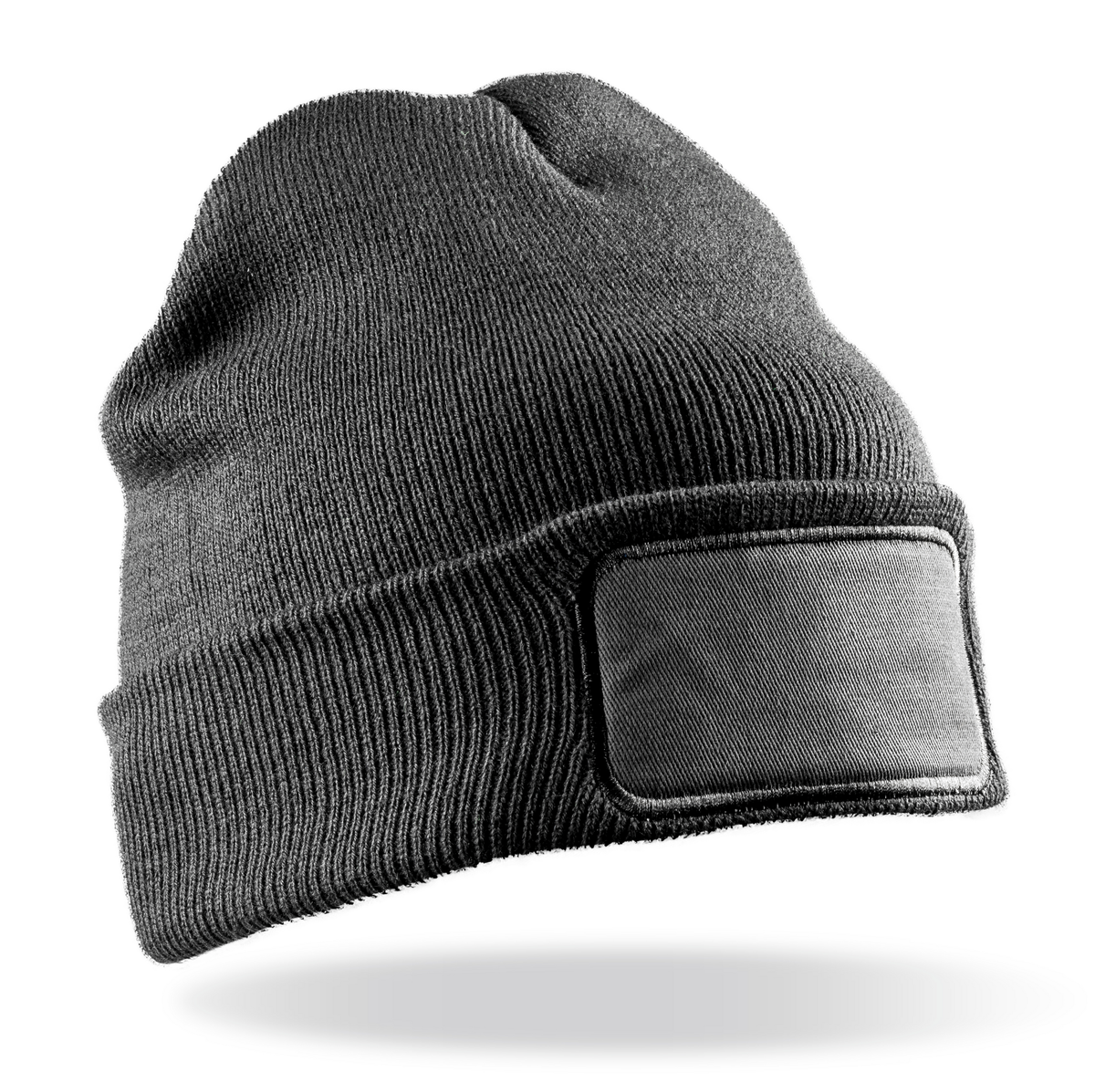 RC027 - Gorro de doble punto para estampar - Grey - frontal