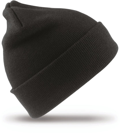 RC029X - Gorro Woolly para esquí - Black - frontal
