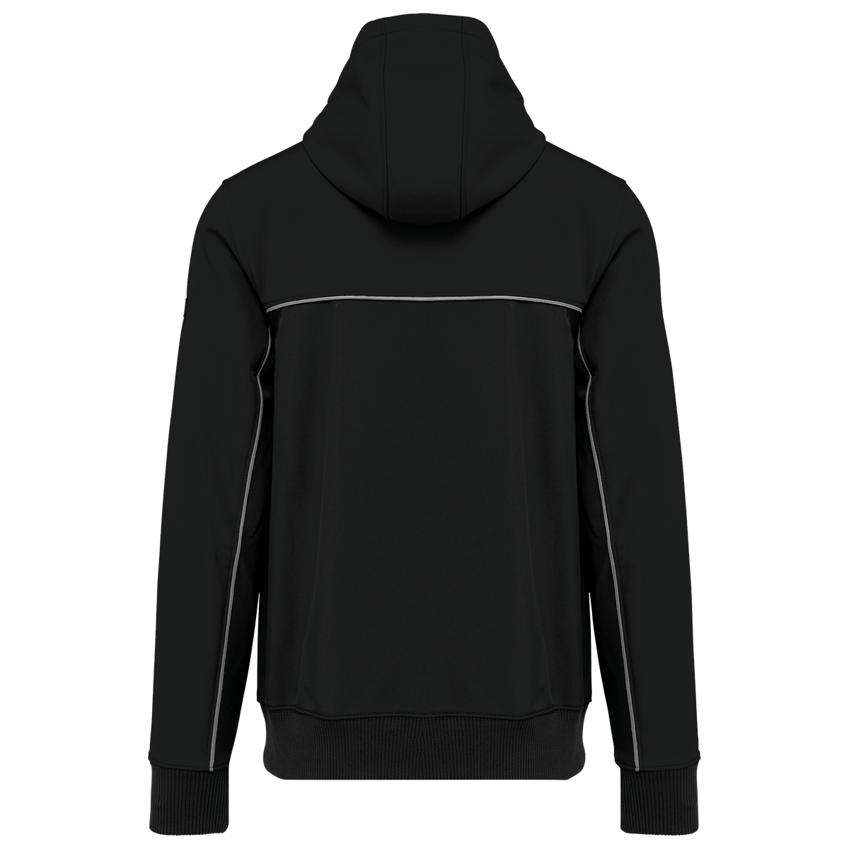 WK450 - Chaqueta softshell - 3 capas - Bionic-Finish® ECO Unisex - Black - trasera