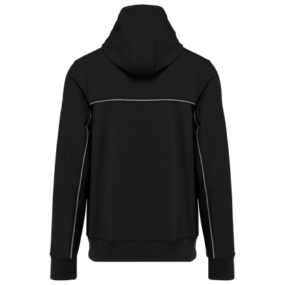 WK450 - Chaqueta softshell - 3 capas - Bionic-Finish® ECO Unisex - Black - trasera