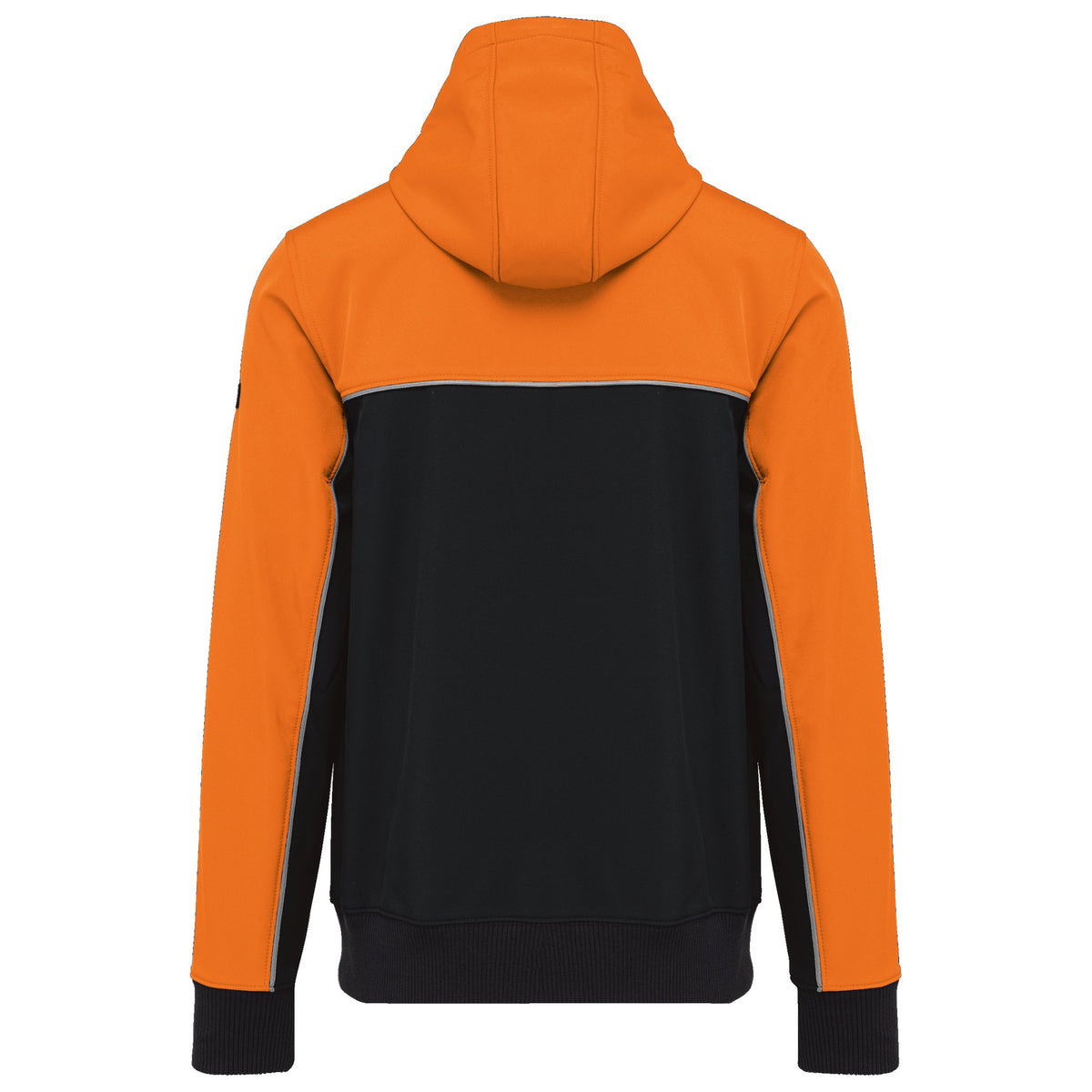 WK450 - Chaqueta softshell - 3 capas - Bionic-Finish® ECO Unisex - Black / Orange - trasera