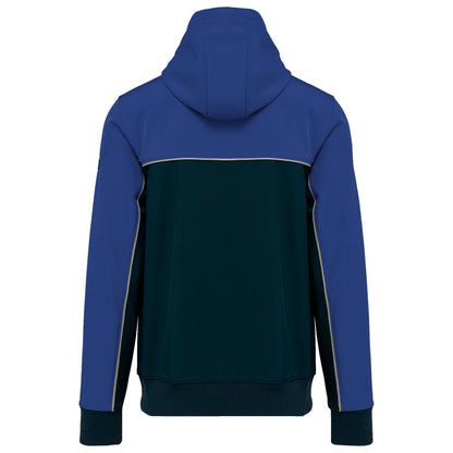 WK450 - Chaqueta softshell - 3 capas - Bionic-Finish® ECO Unisex - Navy / Royal Blue - trasera