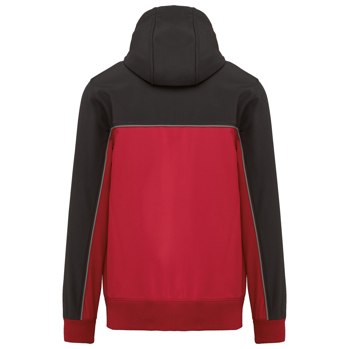WK450 - Chaqueta softshell - 3 capas - Bionic-Finish® ECO Unisex - Red / Dark Grey - trasera