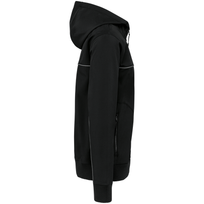 WK450 - Chaqueta softshell - 3 capas - Bionic-Finish® ECO Unisex - Black - lateral