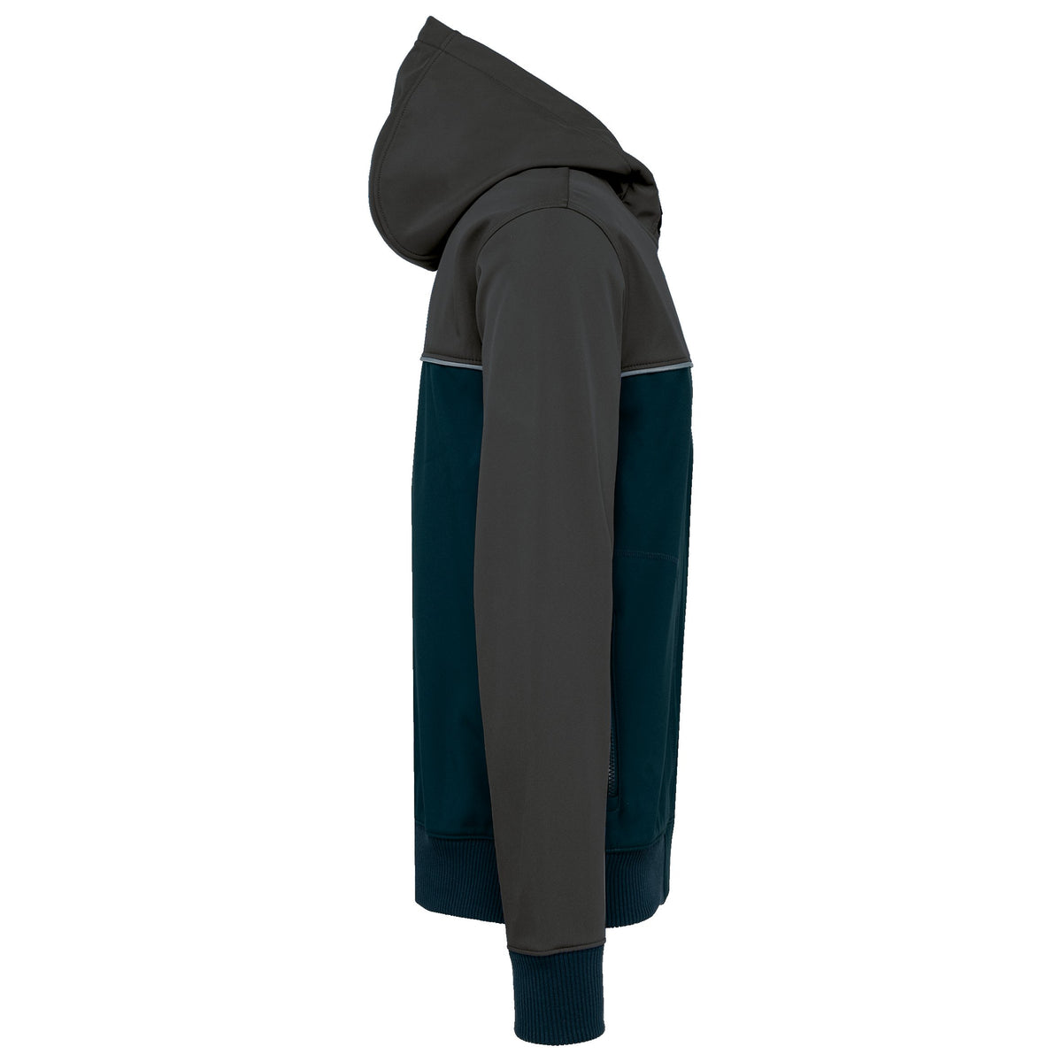 WK450 - Chaqueta softshell - 3 capas - Bionic-Finish® ECO Unisex - Navy / Dark Grey - lateral