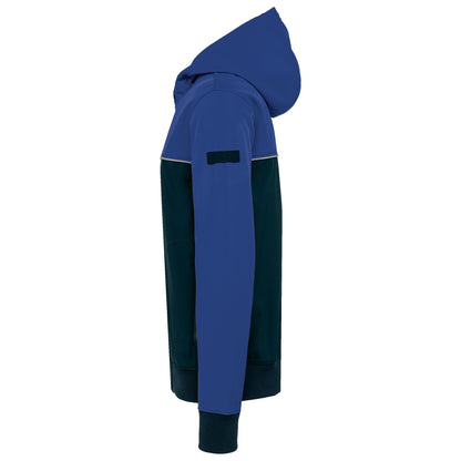 WK450 - Chaqueta softshell - 3 capas - Bionic-Finish® ECO Unisex - Navy / Royal Blue - lateral