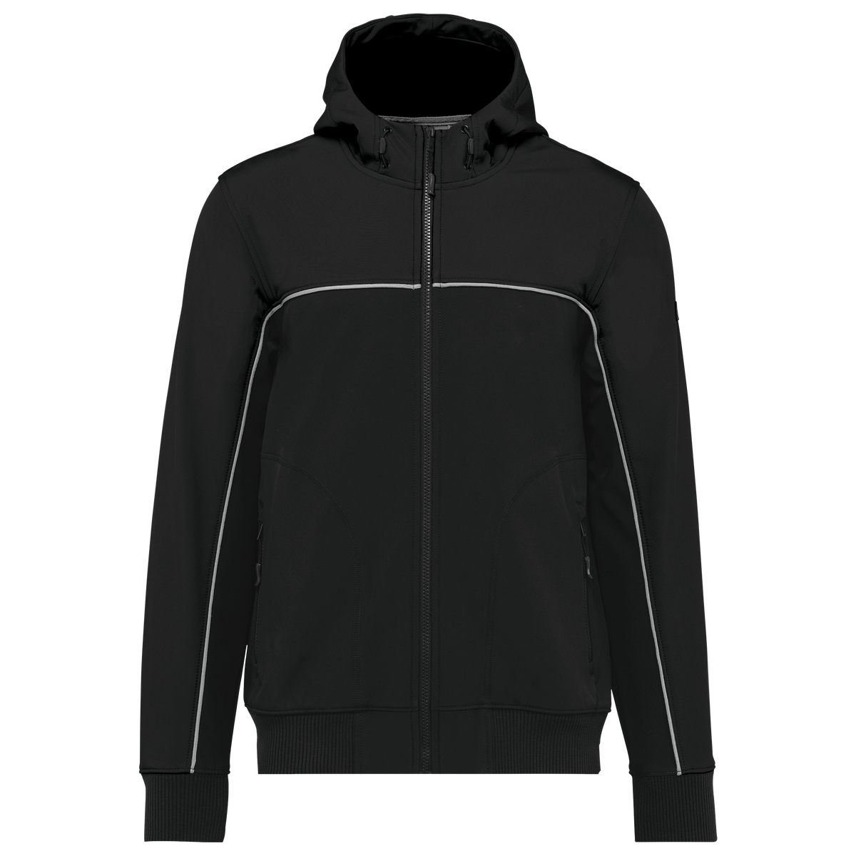 WK450 - Chaqueta softshell - 3 capas - Bionic-Finish® ECO Unisex - Black - frontal