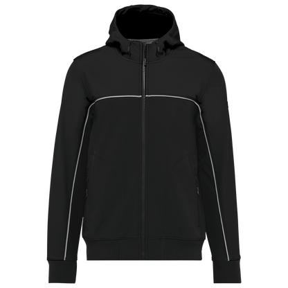 WK450 - Chaqueta softshell - 3 capas - Bionic-Finish® ECO Unisex - Black - frontal