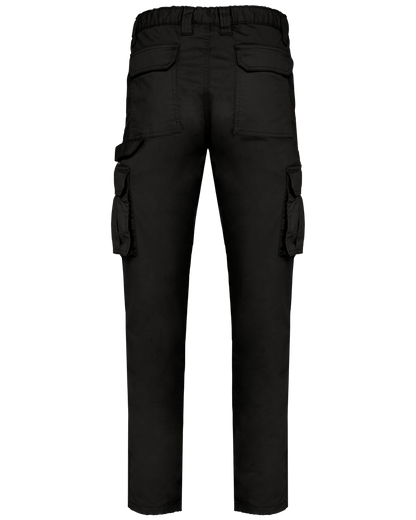 WK703 - Pantalón multibolsillos ecorresponsable - Black - trasera