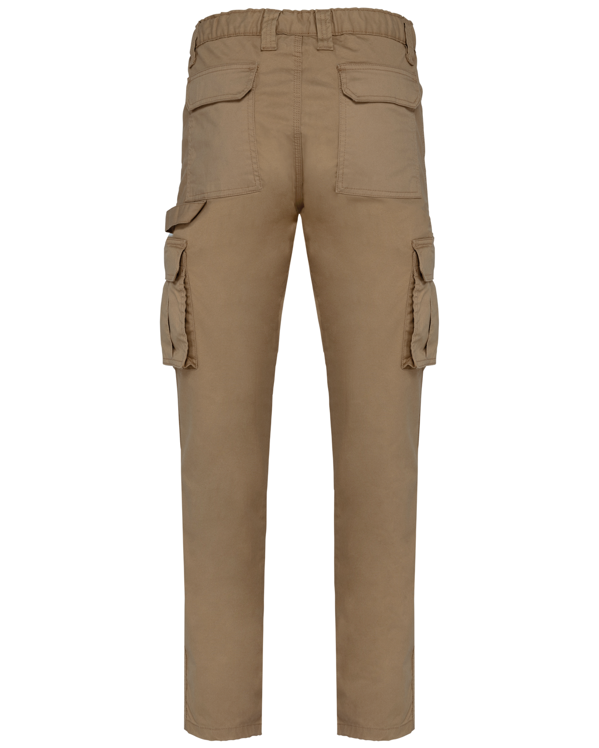 WK703 - Pantalón multibolsillos ecorresponsable - Camel - trasera