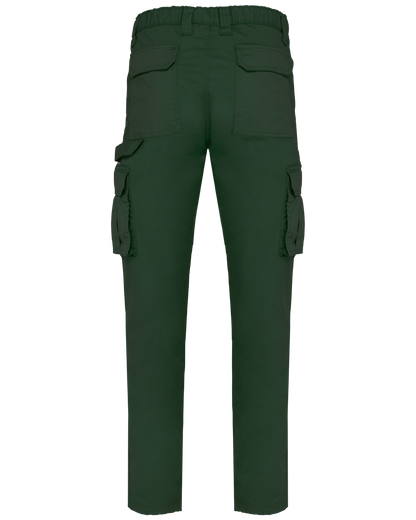 WK703 - Pantalón multibolsillos ecorresponsable - Forest Green - trasera