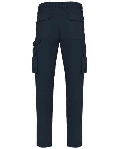 WK703 - Pantalón multibolsillos ecorresponsable - Navy - trasera