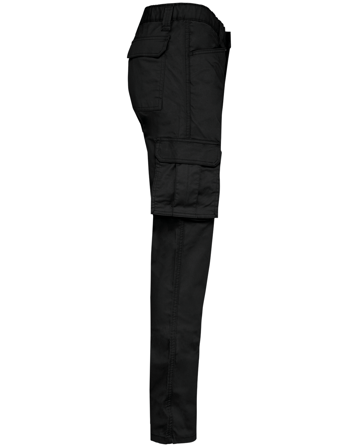 WK703 - Pantalón multibolsillos ecorresponsable - Black - lateral