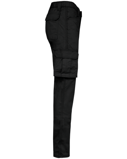 WK703 - Pantalón multibolsillos ecorresponsable - Black - lateral
