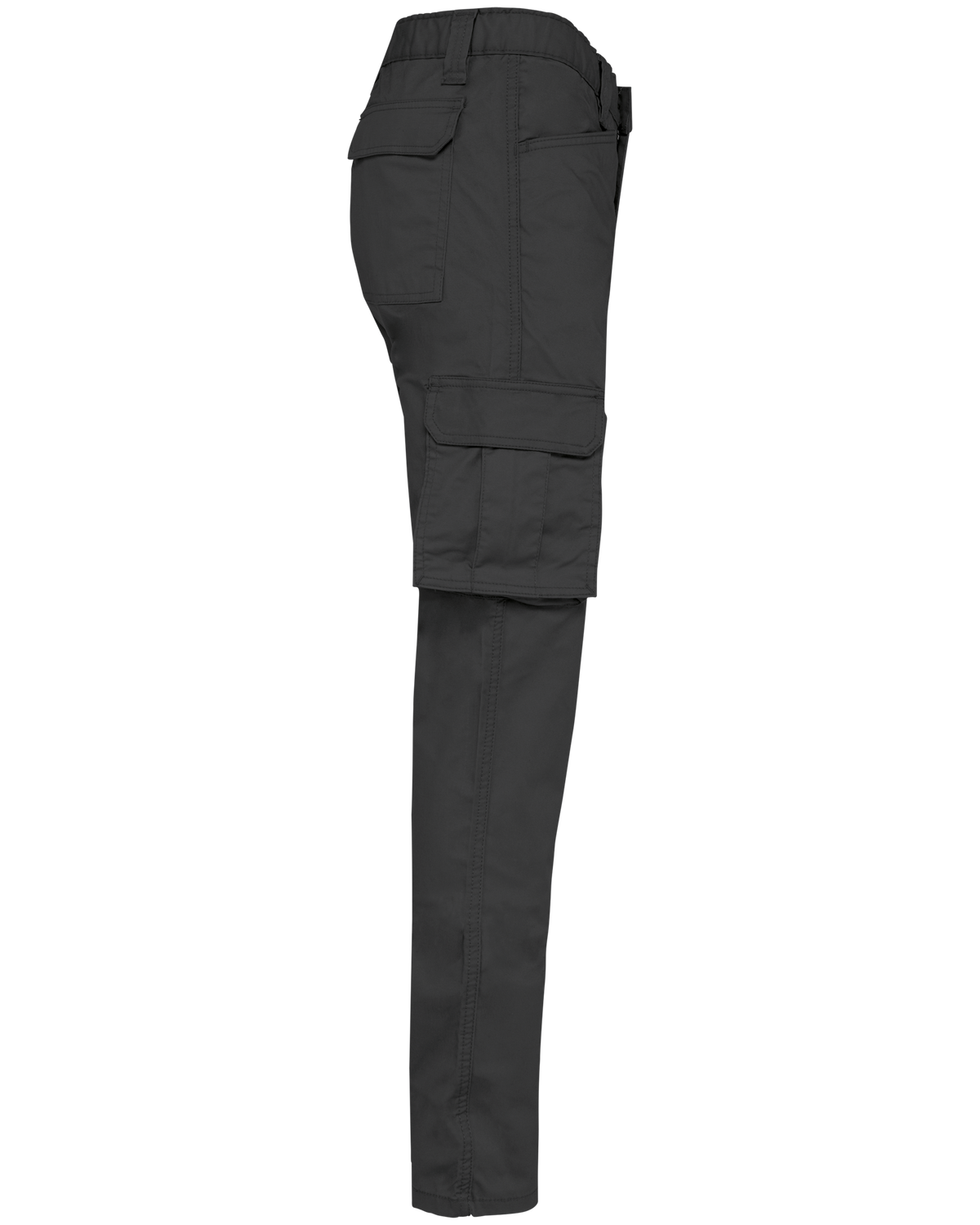 WK703 - Pantalón multibolsillos ecorresponsable - Dark Grey - lateral