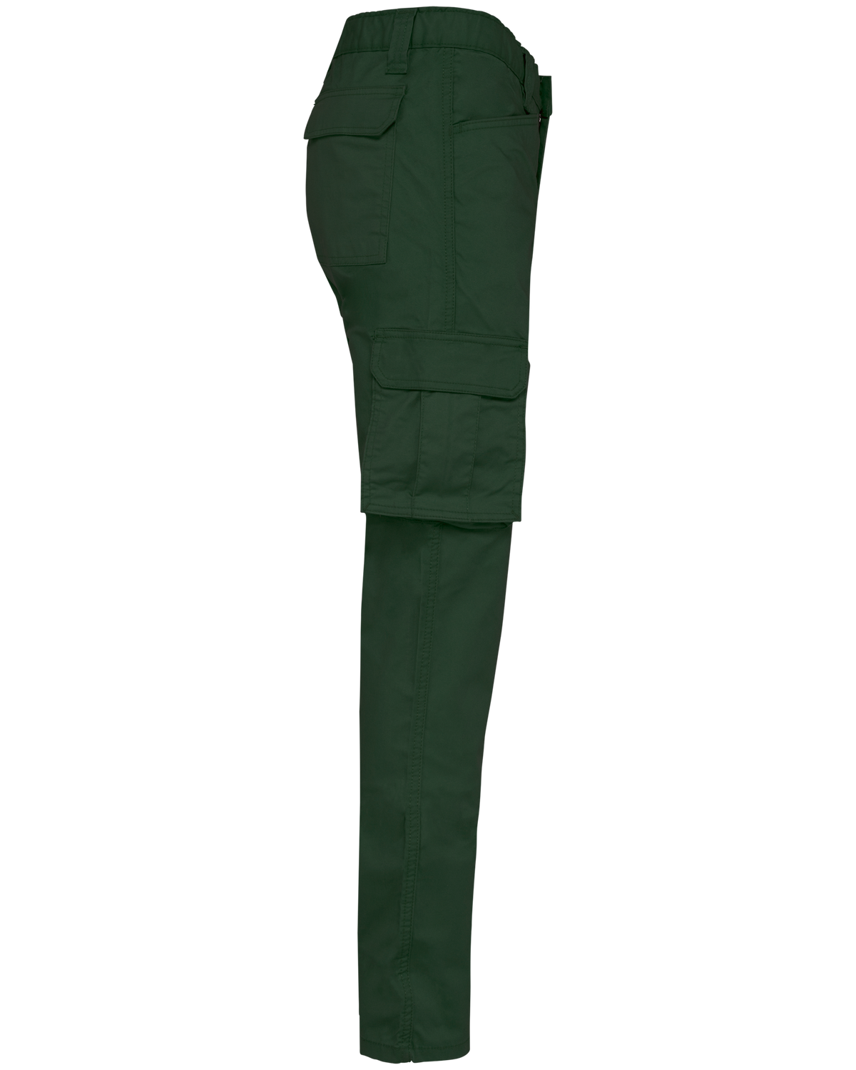 WK703 - Pantalón multibolsillos ecorresponsable - Forest Green - lateral