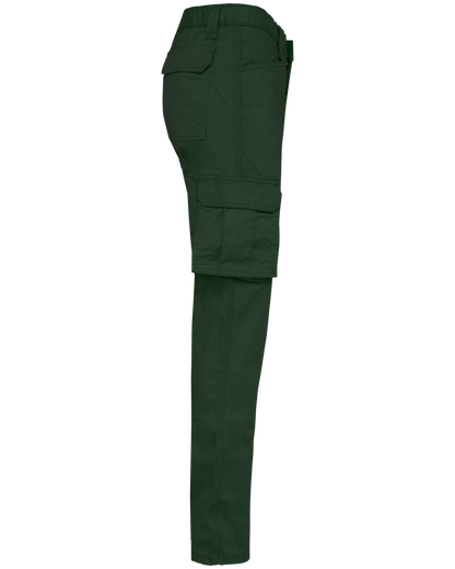 WK703 - Pantalón multibolsillos ecorresponsable - Forest Green - lateral
