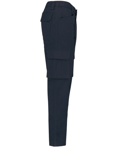WK703 - Pantalón multibolsillos ecorresponsable - Navy - lateral