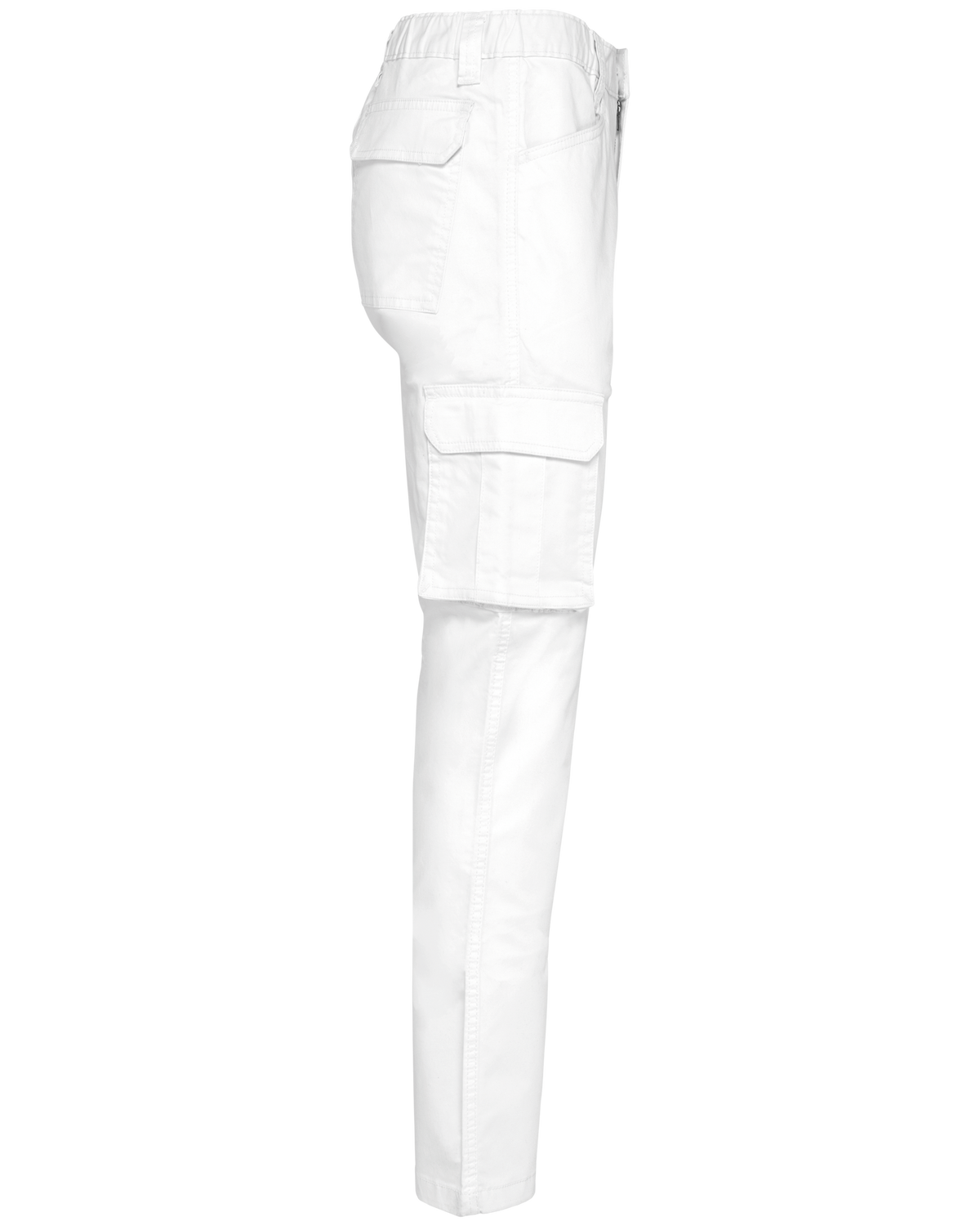 WK703 - Pantalón multibolsillos ecorresponsable - White - lateral