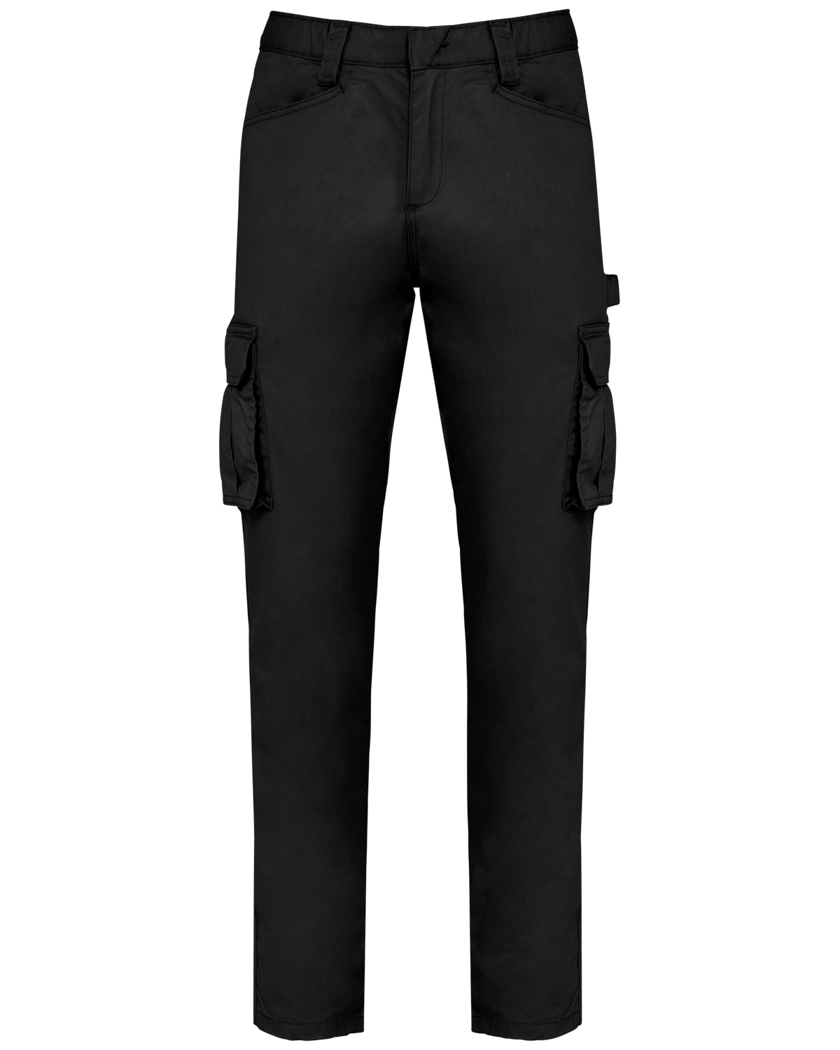WK703 - Pantalón multibolsillos ecorresponsable - Black - frontal