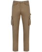 WK703 - Pantalón multibolsillos ecorresponsable - Camel - frontal