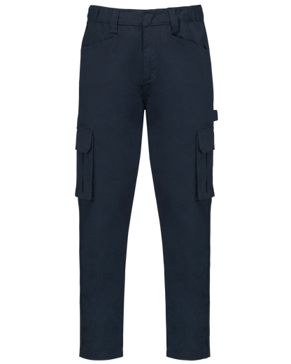 WK703 - Pantalón multibolsillos ecorresponsable - Navy - frontal