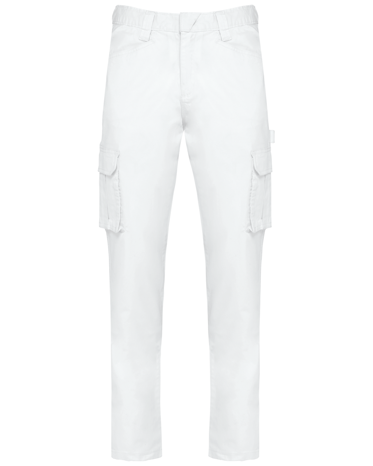 WK703 - Pantalón multibolsillos ecorresponsable - White - frontal