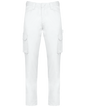 WK703 - Pantalón multibolsillos ecorresponsable - White - frontal