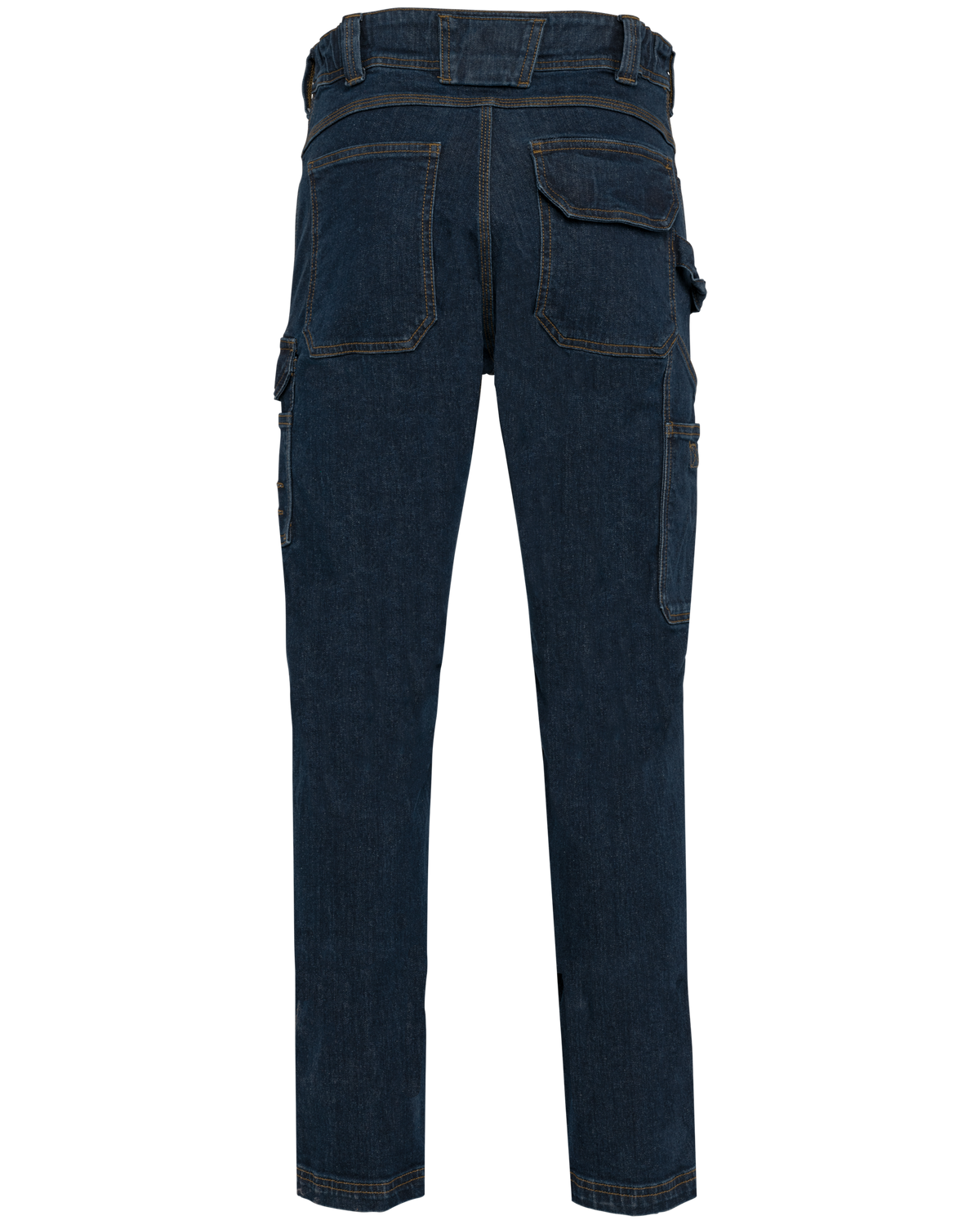 WK705 - Vaquero multibolsillos hombre - Blue Rinse - trasera