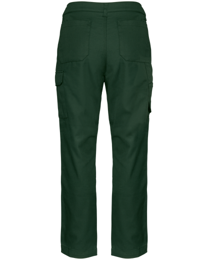 WK740 - Pantalón de trabajo multibolsillos hombre - Forest Green - trasera