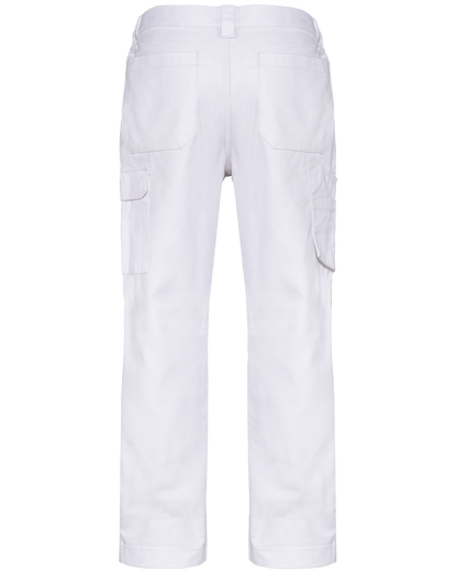 WK740 - Pantalón de trabajo multibolsillos hombre - White - trasera