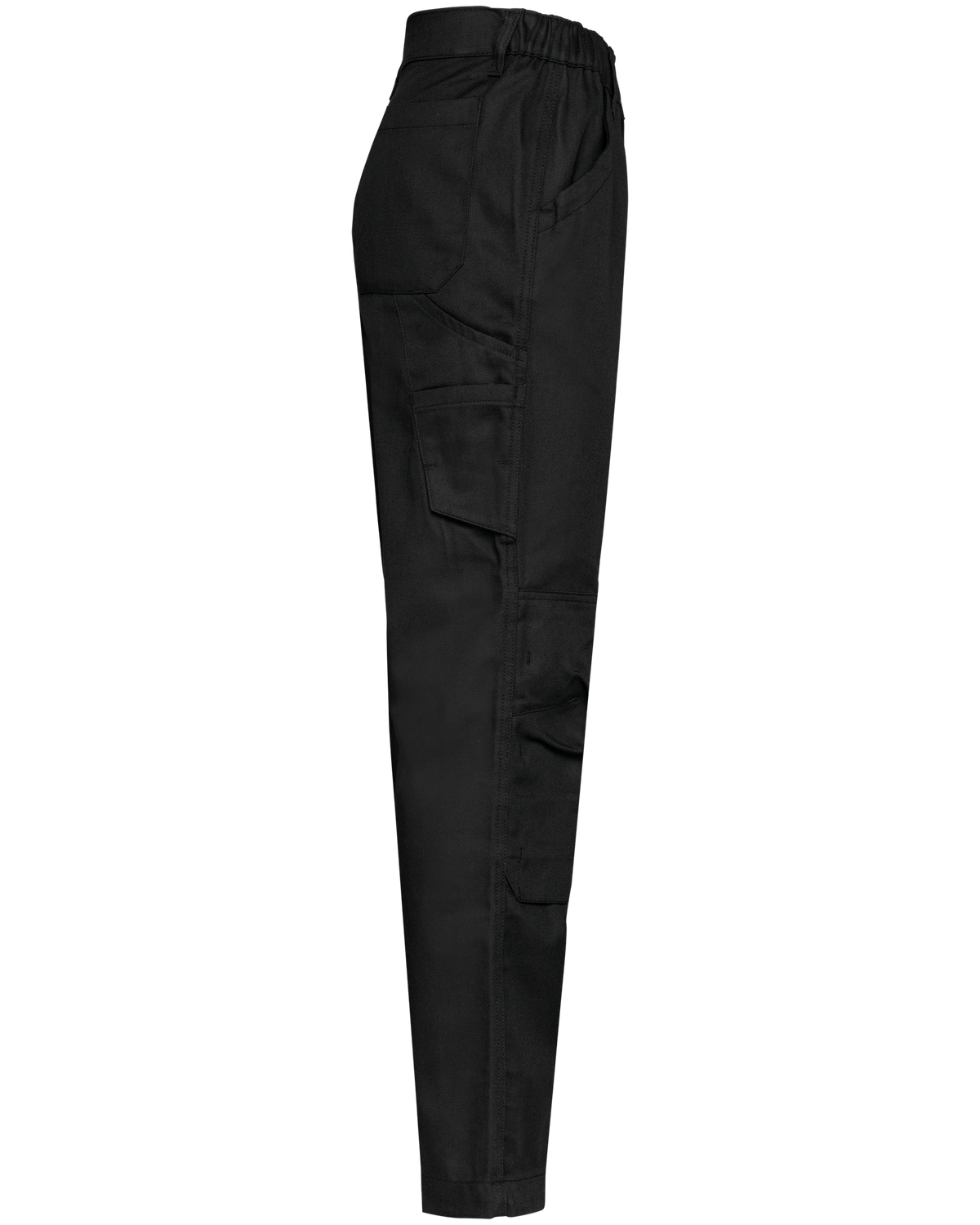WK740 - Pantalón de trabajo multibolsillos hombre - Black - lateral