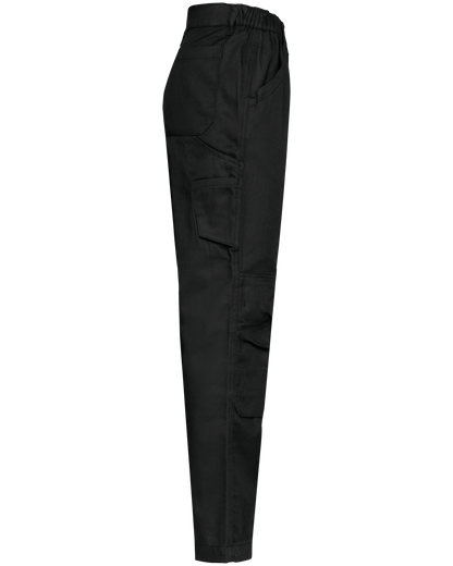 WK740 - Pantalón de trabajo multibolsillos hombre - Black - lateral