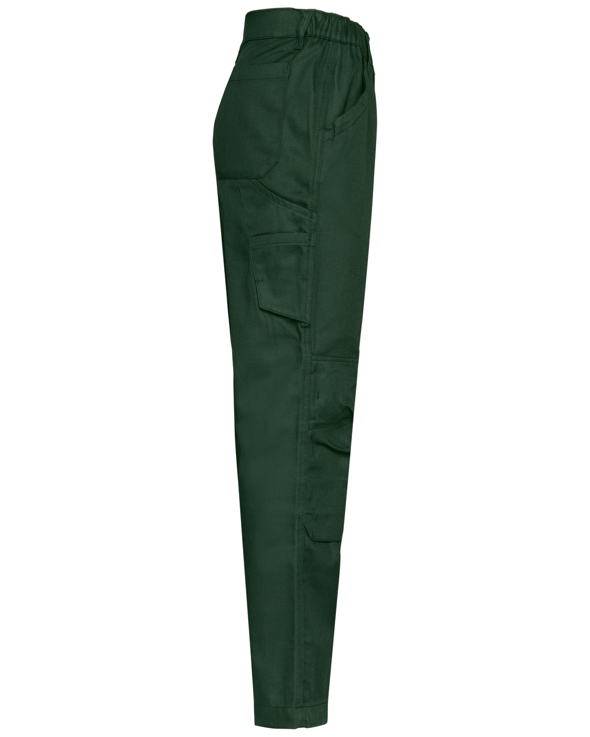 WK740 - Pantalón de trabajo multibolsillos hombre - Forest Green - lateral