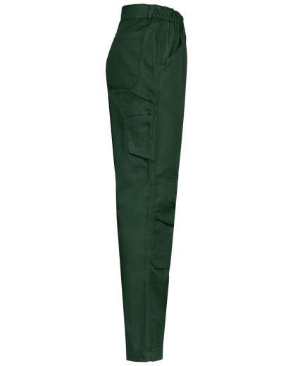 WK740 - Pantalón de trabajo multibolsillos hombre - Forest Green - lateral